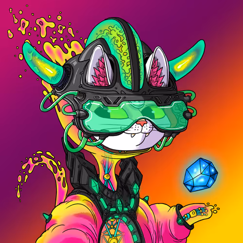 Alien Cat #7986