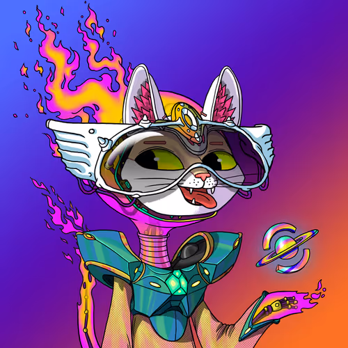 Alien Cat #9172