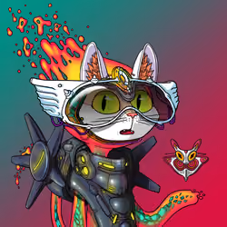 Alien Cat #8664