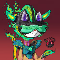 Alien Cat #7117