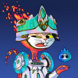Alien Cat #6070