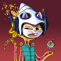 Alien Cat #8632
