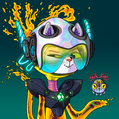 Alien Cat #7433