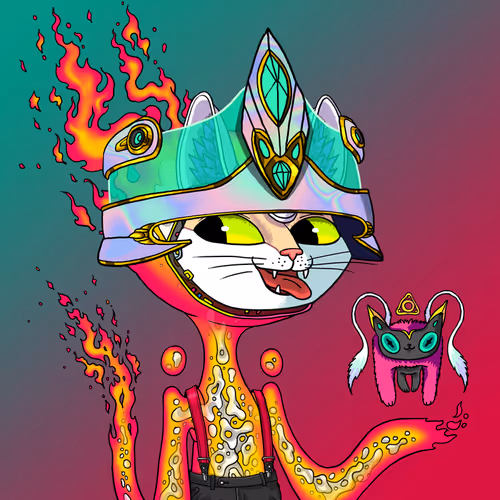 Alien Cat #1786
