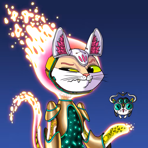 Alien Cat #9122