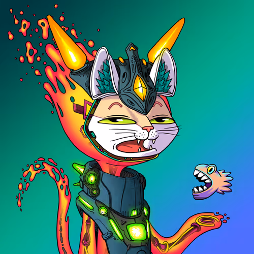 Alien Cat #7874