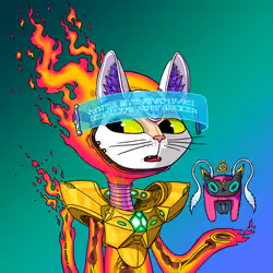 Alien Cat #8908