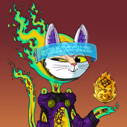 Alien Cat #8591