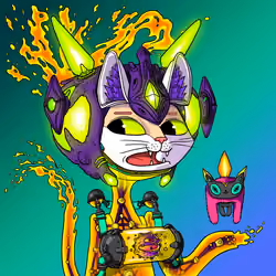 Alien Cat #9594