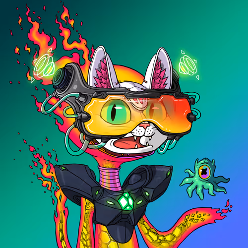 Alien Cat #9673