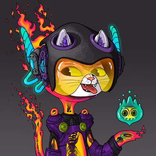 Alien Cat #7174