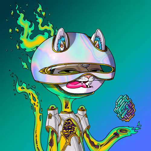 Alien Cat #1757