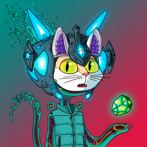 Alien Cat #7442