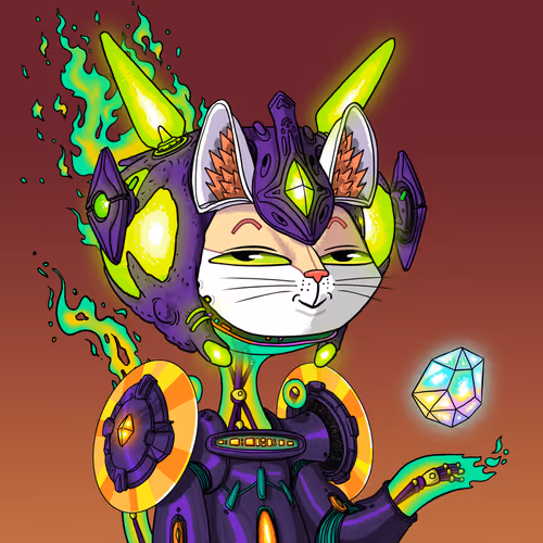 Alien Cat #2085