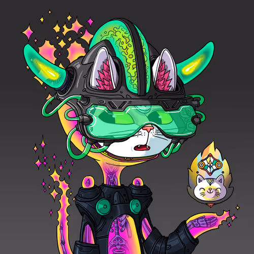Alien Cat #8196