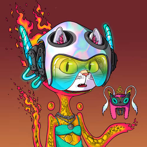 Alien Cat #10143