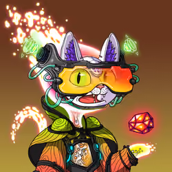 Alien Cat #10142