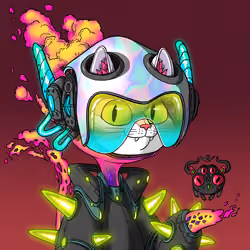 Alien Cat #7621