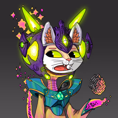Alien Cat #7595