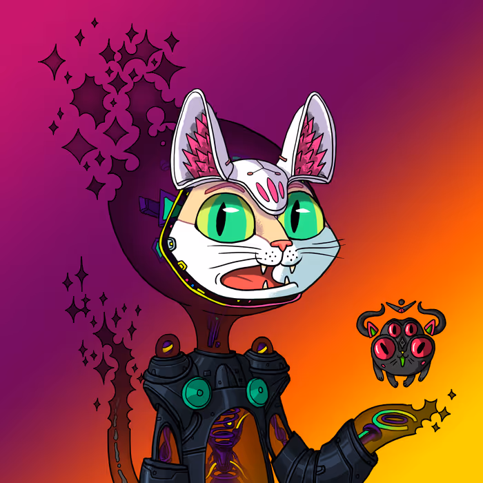 Alien Cat #8602