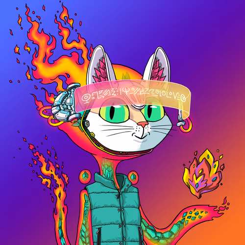 Alien Cat #2135