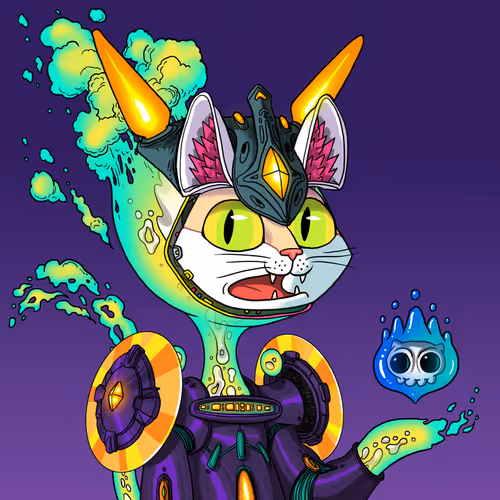 Alien Cat #8574