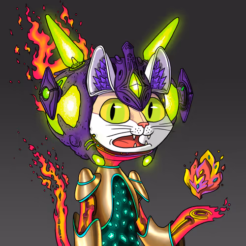 Alien Cat #2387