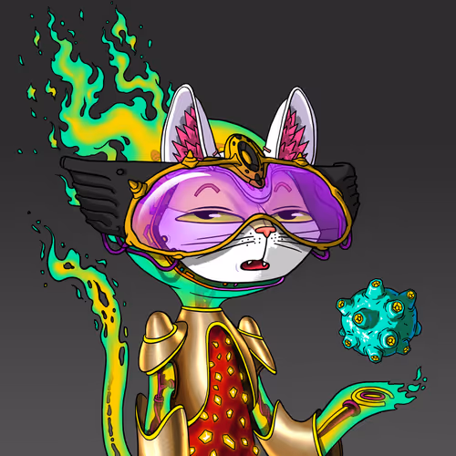 Alien Cat #9565