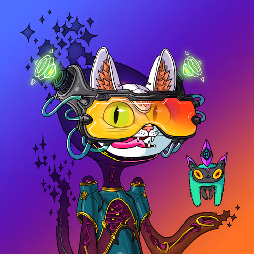 Alien Cat #1897