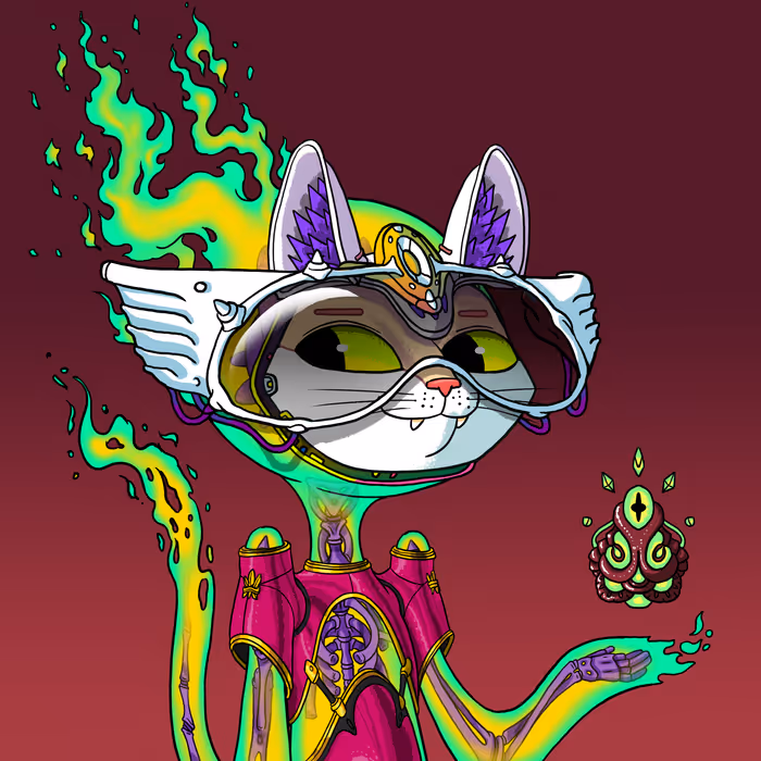 Alien Cat #1828