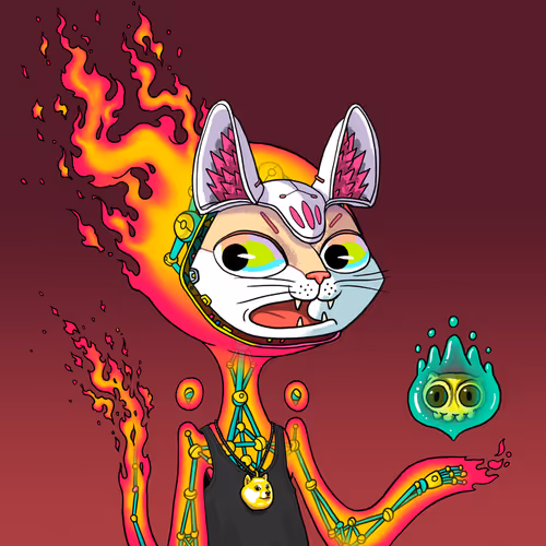 Alien Cat #7577