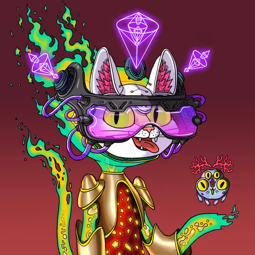 Alien Cat #7558