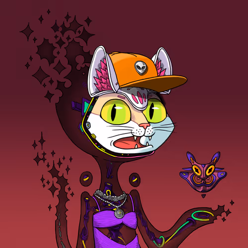 Alien Cat #7562
