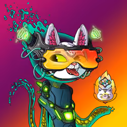 Alien Cat #2175
