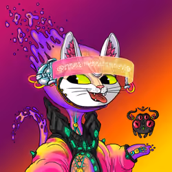 Alien Cat #9553