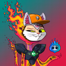 Alien Cat #8586