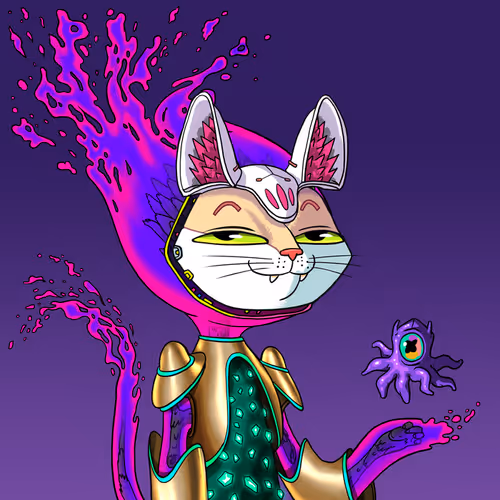 Alien Cat #9532