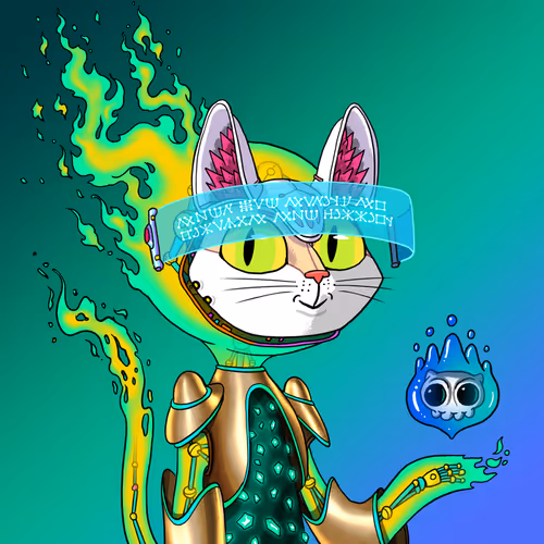 Alien Cat #9507