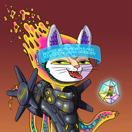 Alien Cat #8077