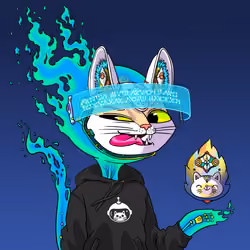Alien Cat #9546