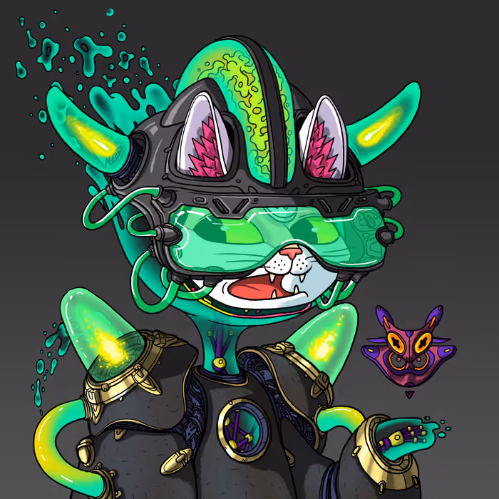 Alien Cat #8766