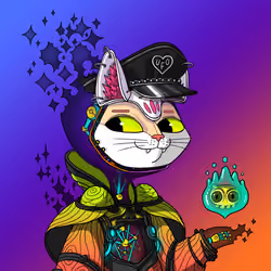 Alien Cat #10141