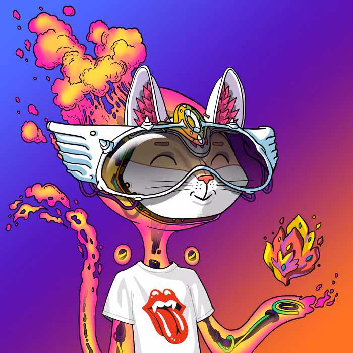 Alien Cat #8798