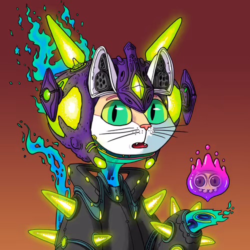 Alien Cat #8597
