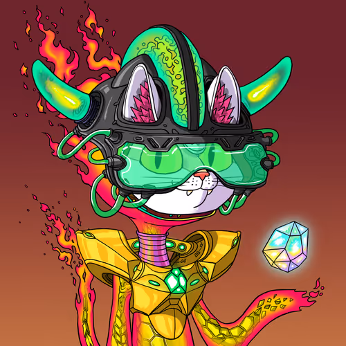 Alien Cat #9543