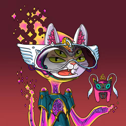 Alien Cat #1075