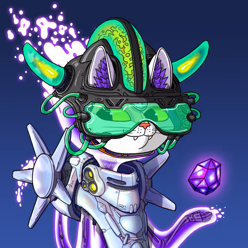 Alien Cat #10102