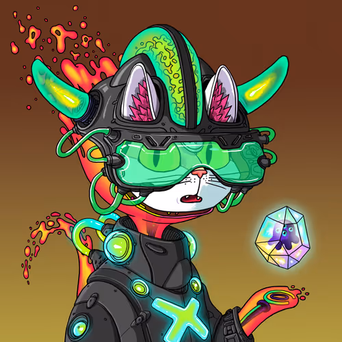 Alien Cat #1198