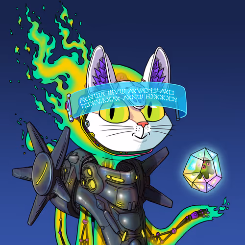 Alien Cat #1766