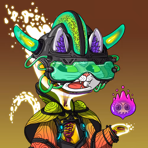 Alien Cat #7634
